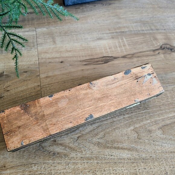 Vintage/Antique hand made with brass leaf details Qalamdan wooden pencil box. - Picture 12 of 15